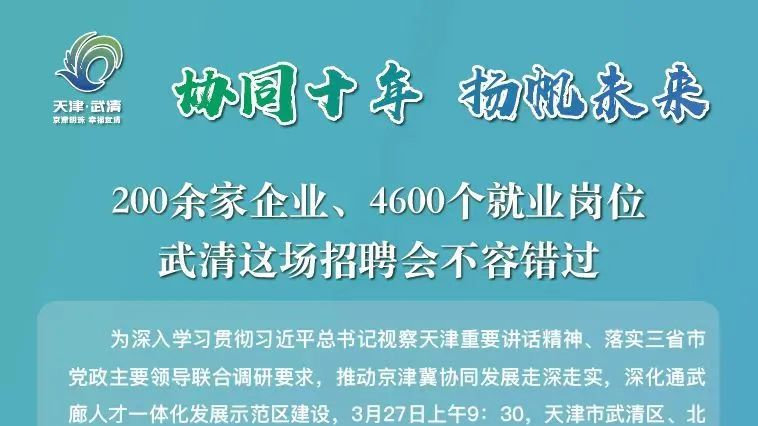 天津武清招聘网最新招聘动态深度解析及求职指南