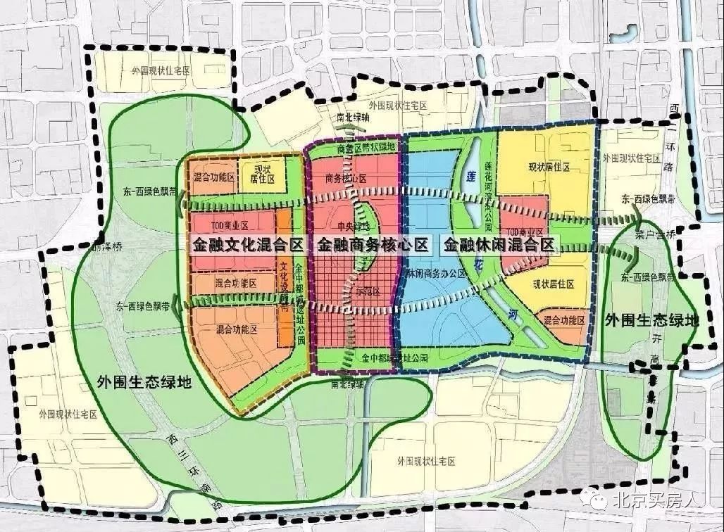 丽泽商务区最新规划图，未来城市新引擎亮相